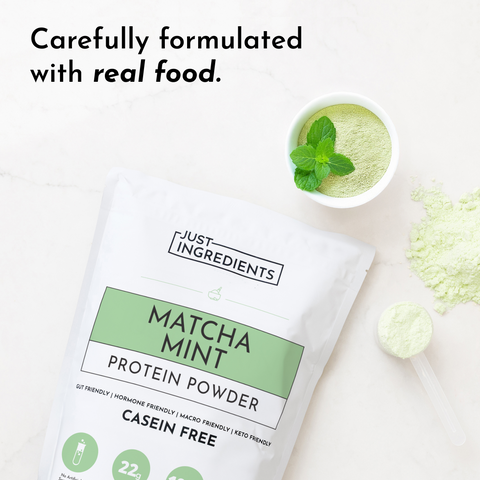 Matcha Mint Protein Powder - College Bath and Body