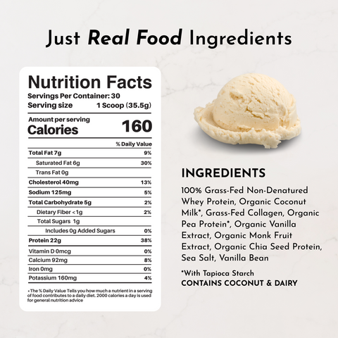 French Vanilla Protein Powder - College Bath and Body