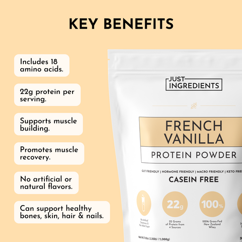 French Vanilla Protein Powder - College Bath and Body