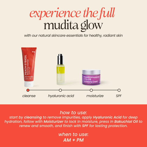 Peach & Basil Balancing Face Cleanser - College Bath and Body