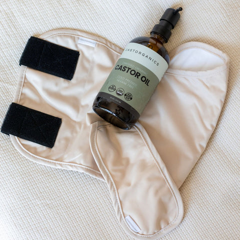Organic Cotton Castor Oil Packs (Belly & Neck Pad) - College Bath and Body