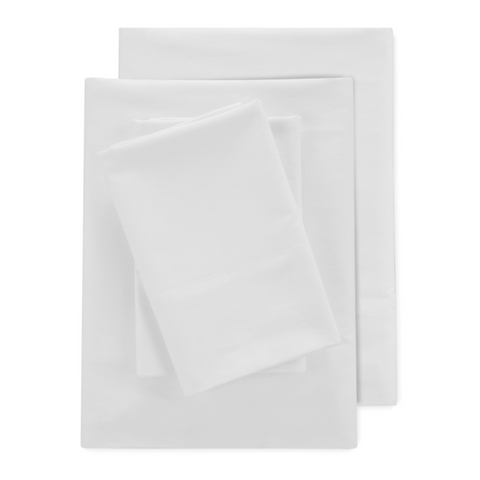 Clean Design Home® Supima™ Cotton Percale Sheet Set-Solid Color - College Bath and Body