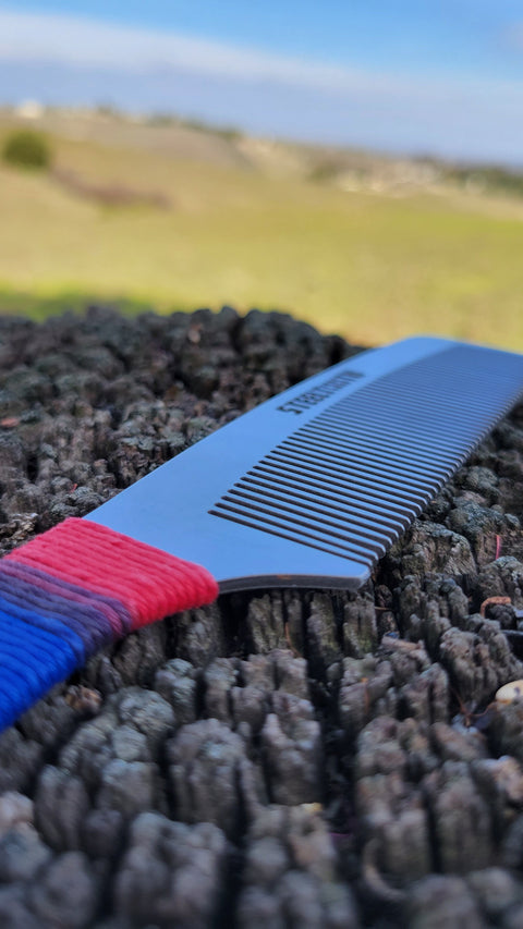 Captain Patriot: The Premier American-Themed Stainless Steel Comb Limited Edition - College Bath and Body