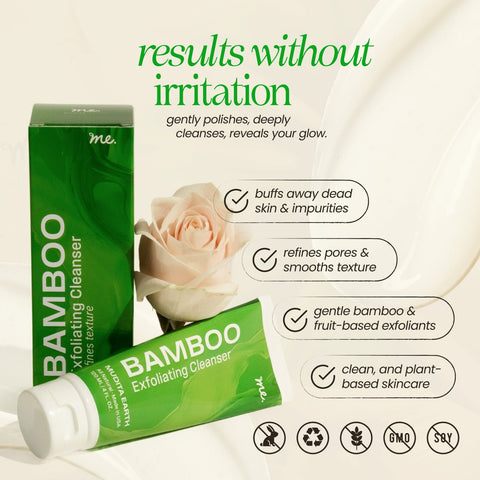 Bamboo Microdermabrasion Exfoliating Cleanser - College Bath and Body