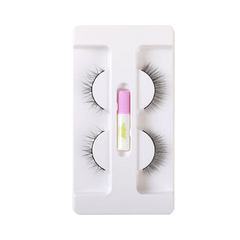 False Eyelashes with Adhesive - College Bath and Body