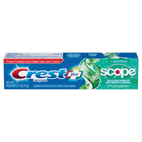 Crest Complete Whitening Toothpaste with Scope Mint, 2.7 oz