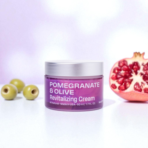 Pomegranate & Olive Squalane Cream - College Bath and Body