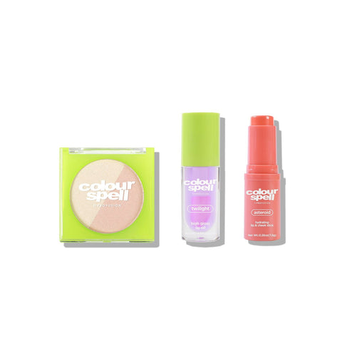 Serving Glow Collection- Highlight, Blush & Lip Oil - College Bath and Body