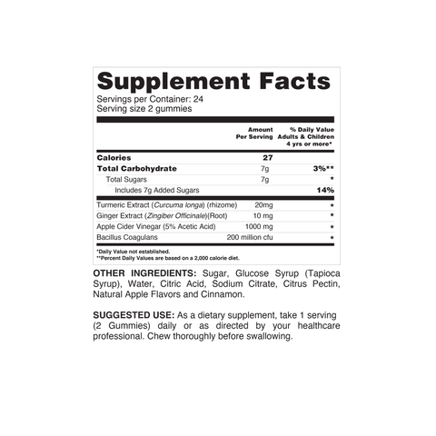 Apple Cider Vinegar Plus - College Bath and Body