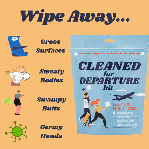 CLEANED FOR DEPARTURE KIT - College Bath and Body