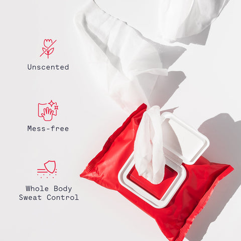 Whole Body Antiperspirant Wipes - College Bath and Body