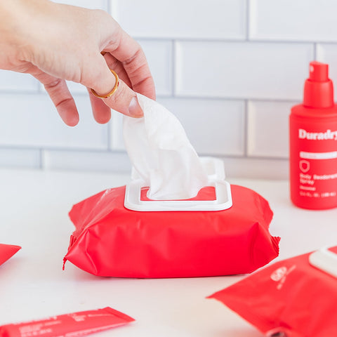 Whole Body Antiperspirant Wipes - College Bath and Body