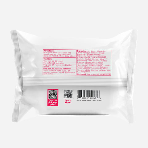 Whole Body Deodorant Wipes - College Bath and Body
