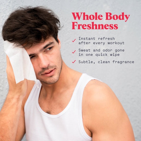 Whole Body Deodorant Wipes - College Bath and Body
