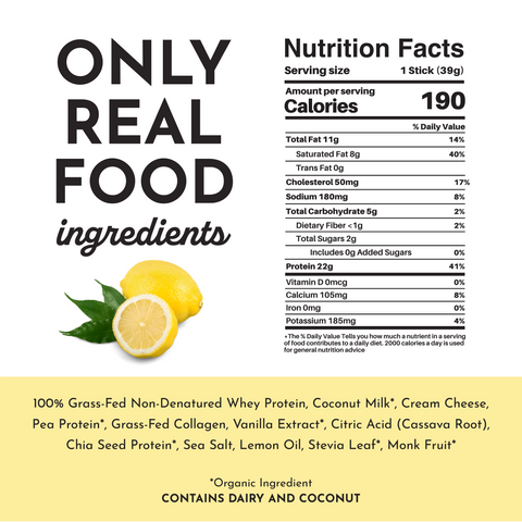 Lemon Swish Protein Powder Stick - College Bath and Body