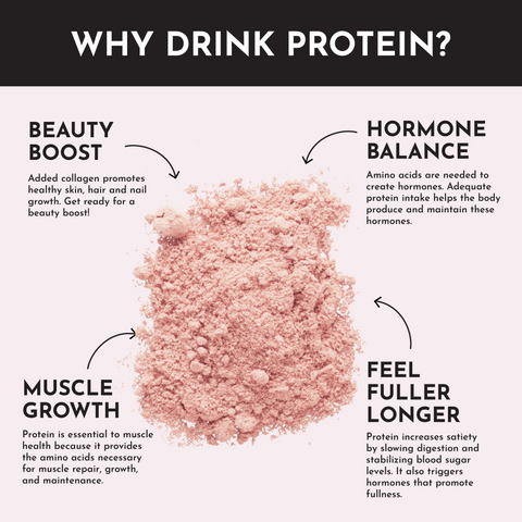 Strawberries & Cream Protein Powder Stick - College Bath and Body