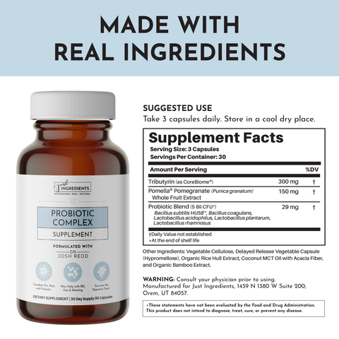 Probiotic Complex Capsules - College Bath and Body