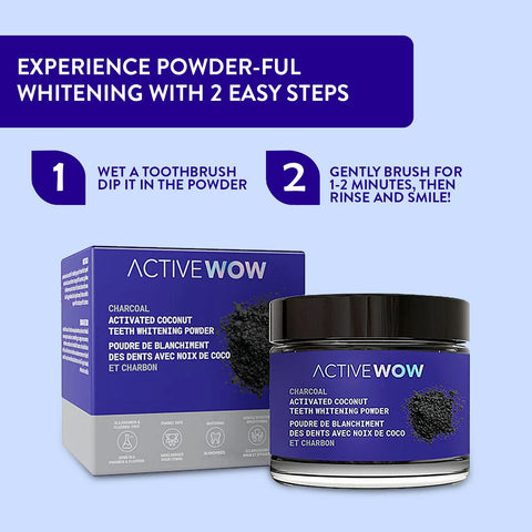 Activated Charcoal Teeth Whitening Powder - College Bath and Body