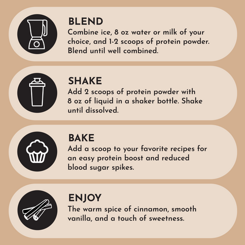 Vegan Snickerdoodle Protein Powder - College Bath and Body