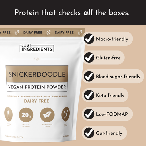 Vegan Snickerdoodle Protein Powder - College Bath and Body