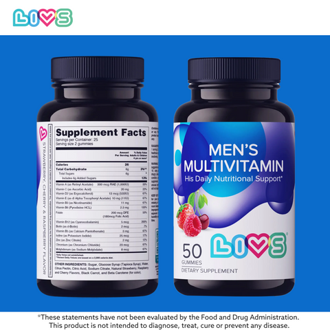 Men's Multivitamins - College Bath and Body