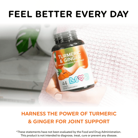 Turmeric & Ginger Gummies - College Bath and Body