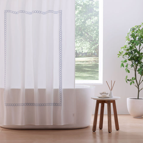 Clean Design Home® Cotton Sateen Shower Curtain - College Bath and Body