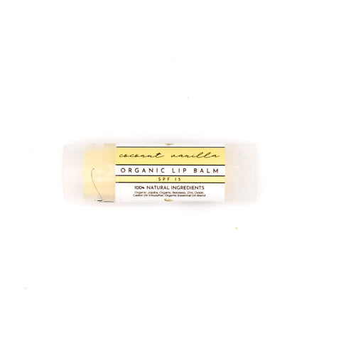 Coconut Vanilla SPF 14 Lip Balm - College Bath and Body