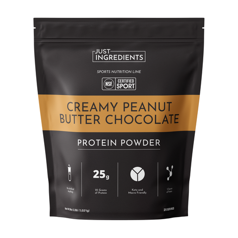 Creamy Peanut Butter Chocolate Protein Powder - NSF - College Bath and Body