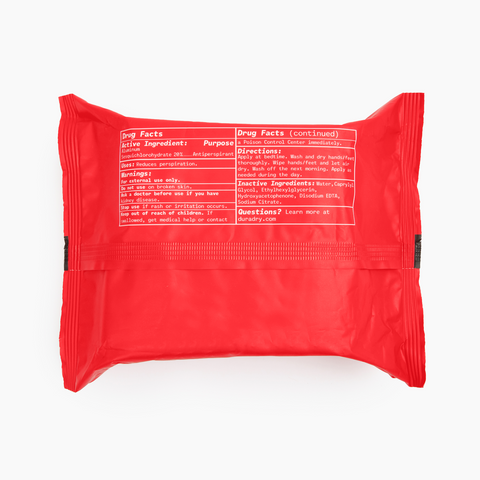 Whole Body Antiperspirant Wipes - College Bath and Body