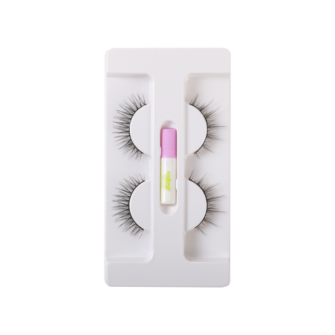 False Eyelashes with Adhesive - College Bath and Body