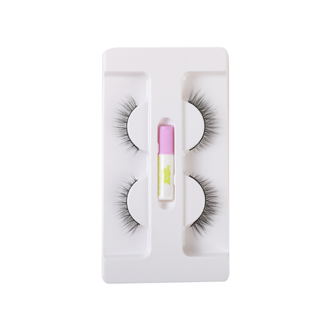False Eyelashes with Adhesive - College Bath and Body