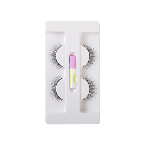False Eyelashes with Adhesive - College Bath and Body