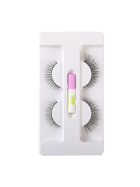 False Eyelashes with Adhesive - College Bath and Body