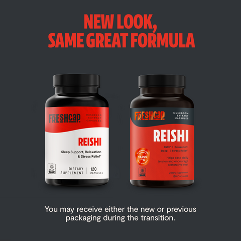 Reishi Mushroom Extract Capsules - College Bath and Body