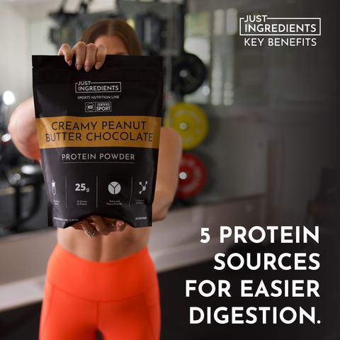 Creamy Peanut Butter Chocolate Protein Powder - NSF - College Bath and Body