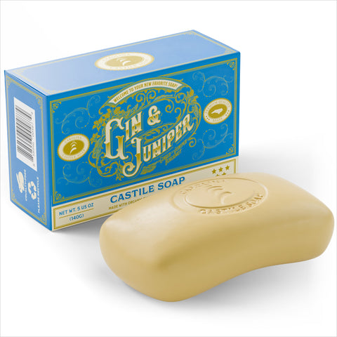 Gin & Juniper Castile Bar Soap - College Bath and Body