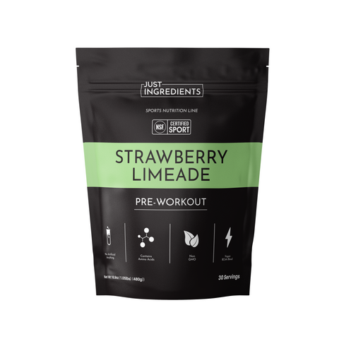 Strawberry Limeade Pre-Workout - NSF - College Bath and Body