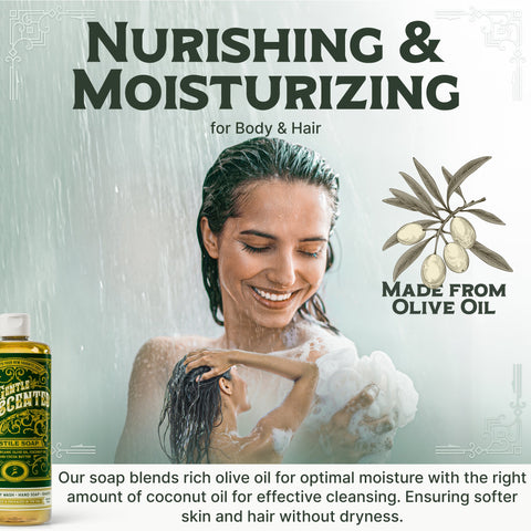 Gentle Unscented Castile Soap - College Bath and Body