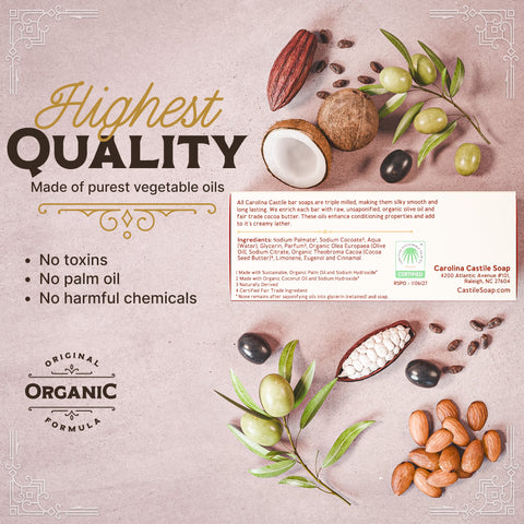 Bay Rum Castile Bar Soap - College Bath and Body