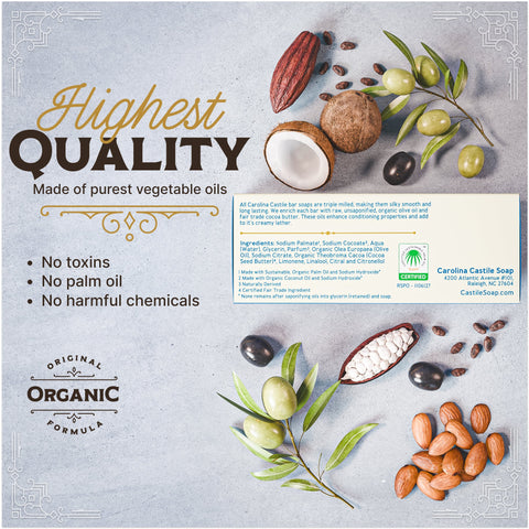 Gin & Juniper Castile Bar Soap - College Bath and Body