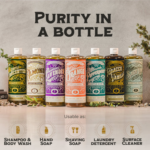 Gentle Unscented Castile Soap - College Bath and Body