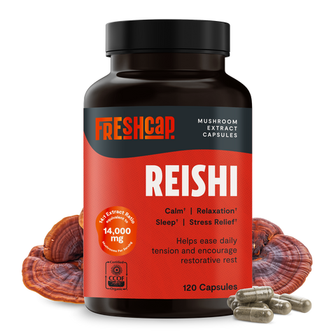 Reishi Mushroom Extract Capsules - College Bath and Body