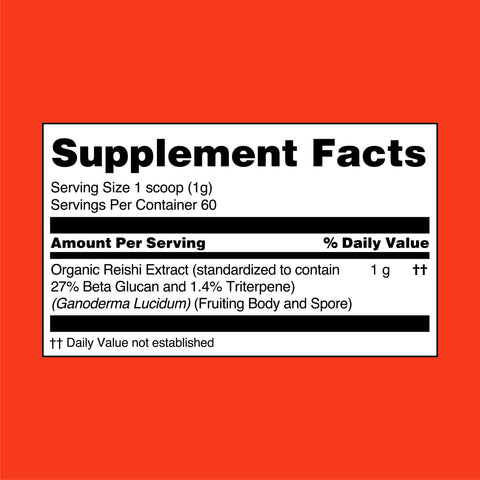 Reishi Mushroom Extract Powder - College Bath and Body