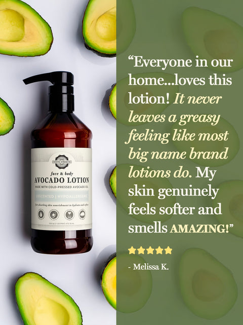 Avocado Lotion | Lavender & Tea Tree