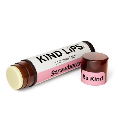 Strawberry Organic Lip Balm - College Bath and Body