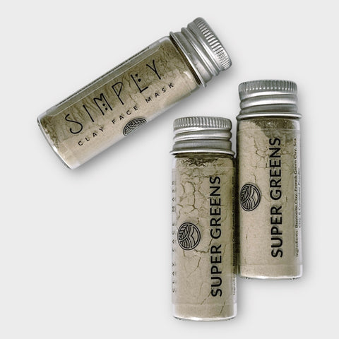SUPER GREENS CLAY MASK - College Bath and Body