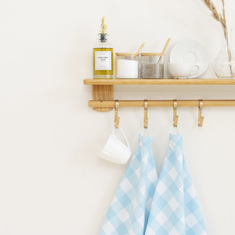 Plaid Kitchen Towels - College Bath and Body