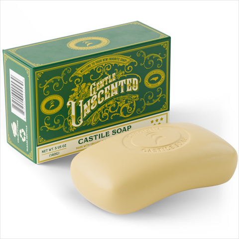 Castile Bar Soap - Gentle Unscented - College Bath and Body