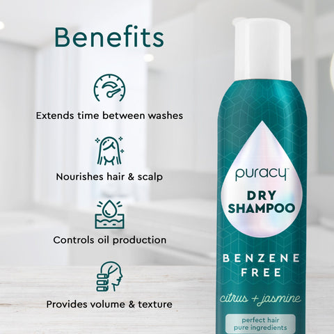 Dry Shampoo (Benzene & Silicone-Free, Color-Safe) - College Bath and Body